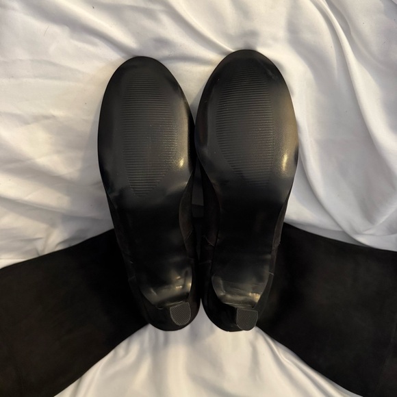 NWOT Colin Stuart Victoria's Secret Suede High Heeled Boots - Picture 5 of 6
